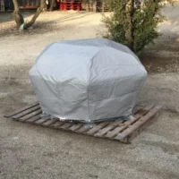 Housse de protection du barbecue Barbecue Fusion Grill protégé par sa housse extérieure