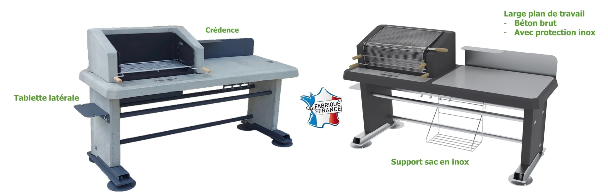 Comparaison des modèles de barbecues monofoyer