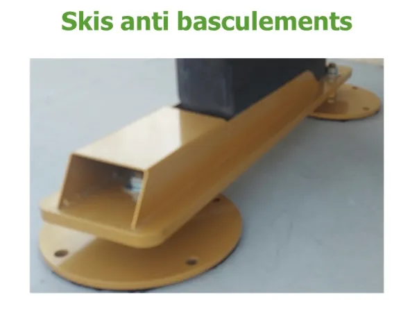 Dispositifs anti-basculement du barbecue monofoyer